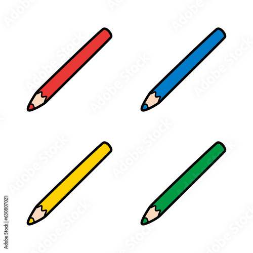 色鉛筆 線画 セット