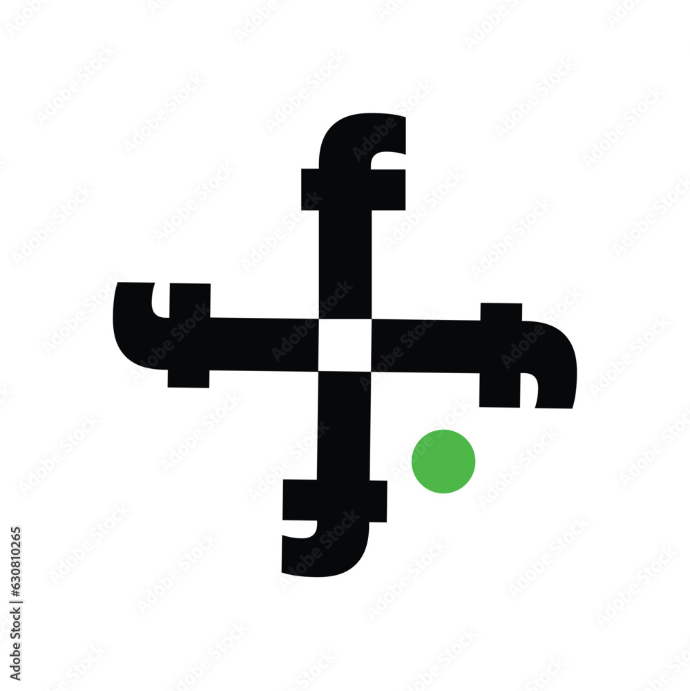 letter F monogram vector icon. F typography monogram. letter F monogram vector icon. F typography monogram.