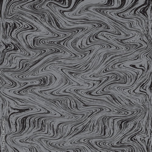 Abstract background with waves. horizontal banner with waves background illustration with dark gray,black and metallic chrome gray liquid marvel art design with silk fabrick texture wave