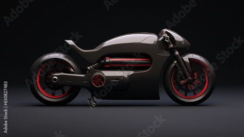 IA Generativa. Concept Moto Elegant Model FTR7   © Victor