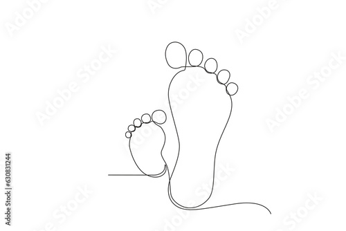 Symbols of birth and loss of the baby. Pregnancy and infant loss awareness month