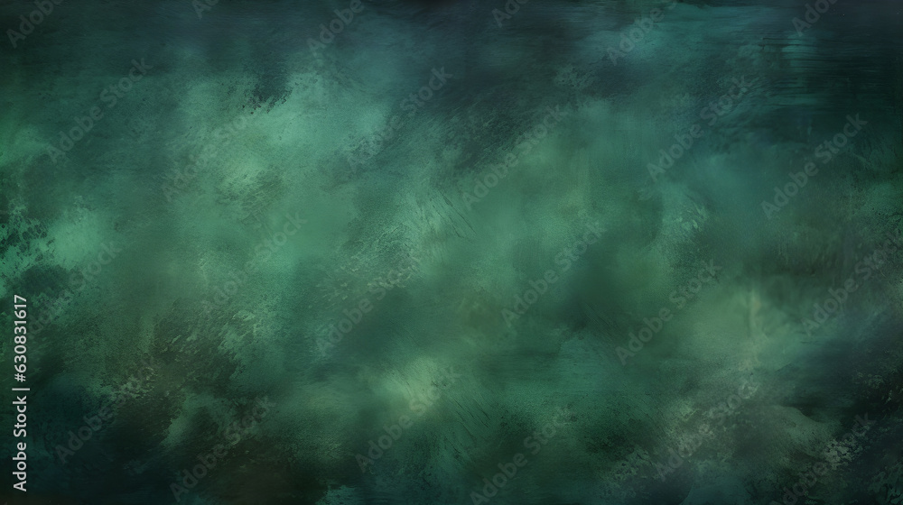 Obraz premium Background with texture in dark green tones in grunge style