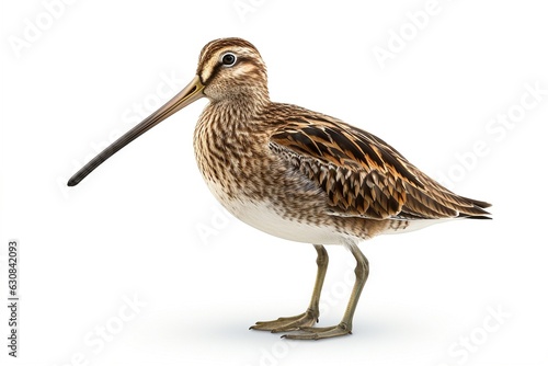 Canvas Print sandpiper isolated on white background