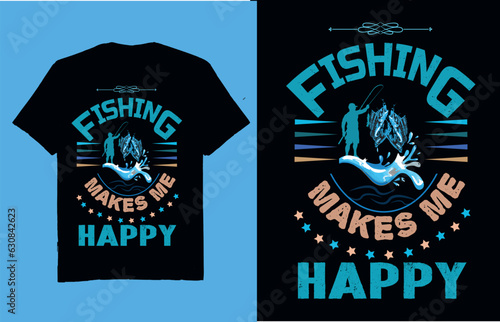 Fishing T-shirt Design