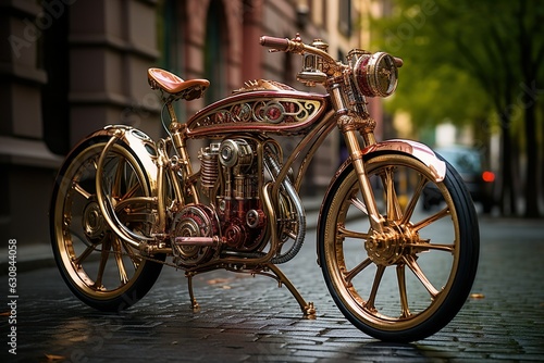 Steampunk Hightech Motorrad Dreambike photo