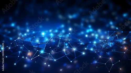 Digital Evolution: Futuristic Network Lines Shaping Technological Progress 