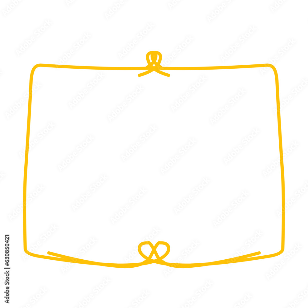 Hand Drawn Golden Frame Hand Drawn Golden Frame