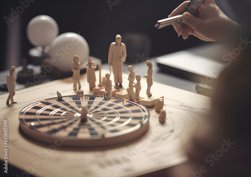 Achieve goals on a chessboard-like target board