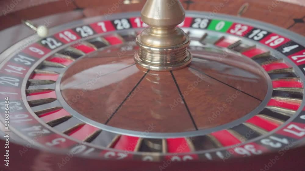 Casino roulette, gambling at the fortune table and money Casino roulette, gambling at the fortune table and money