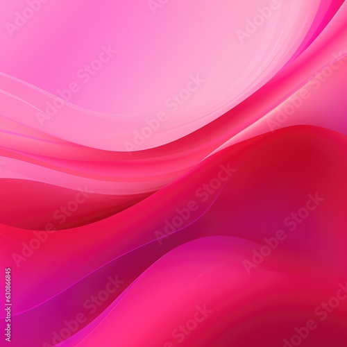 Abstract background with gradient hot pink shades. Generative AI. © Simona