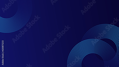 abstract blue business background with circles