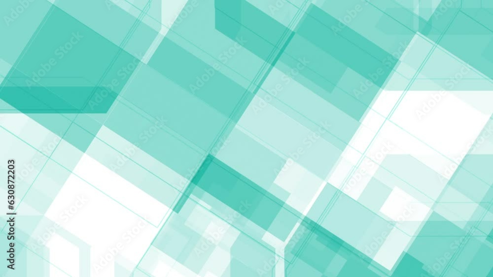 Abstract green geometric motion background with gently moving textured shapes and lines. Suitable as a corporate or technology background. Full HD and looping.