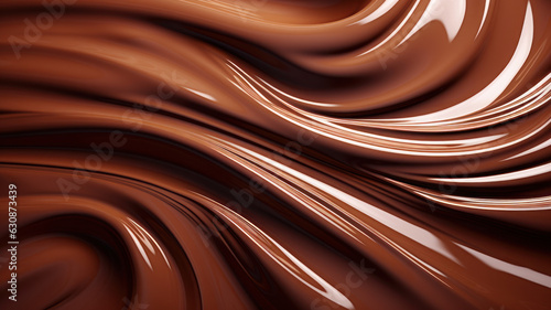 Liquid Chocolate Background