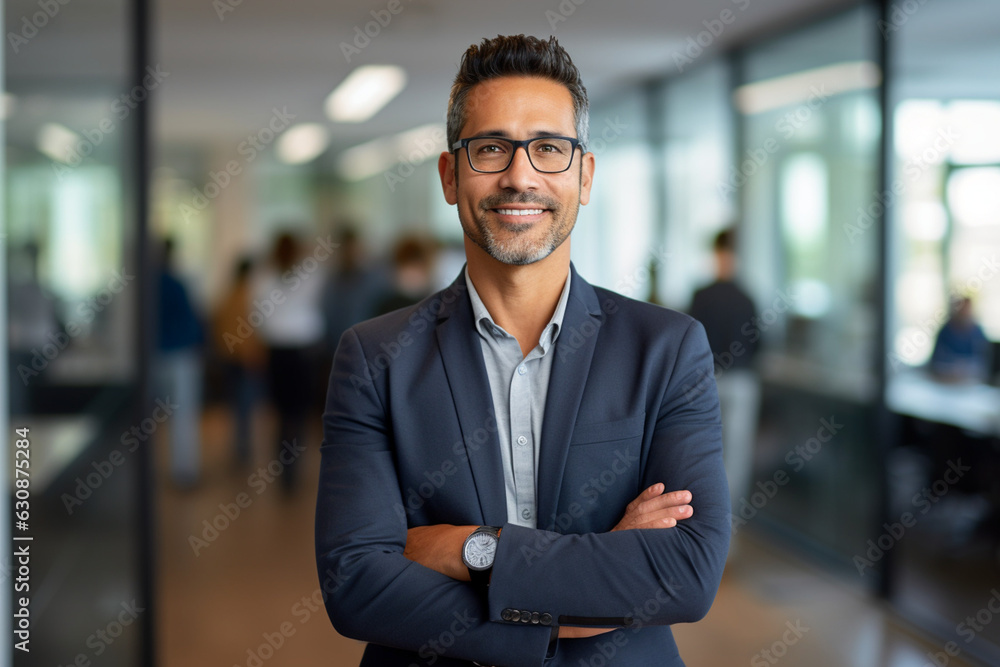 Leader in Innovation: High-Resolution Portrait of a Young Tech CEO Standing in a Bustling Office Leader in Innovation: High-Resolution Portrait of a Young Tech CEO Standing in a Bustling Office