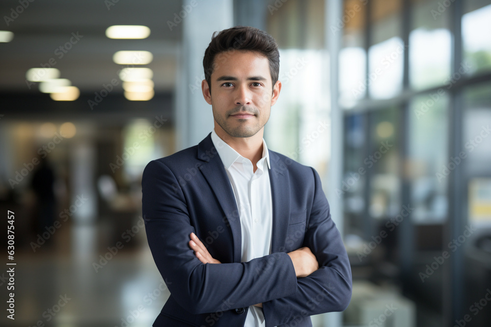 Leader in Innovation: High-Resolution Portrait of a Young Tech CEO Standing in a Bustling Office Leader in Innovation: High-Resolution Portrait of a Young Tech CEO Standing in a Bustling Office