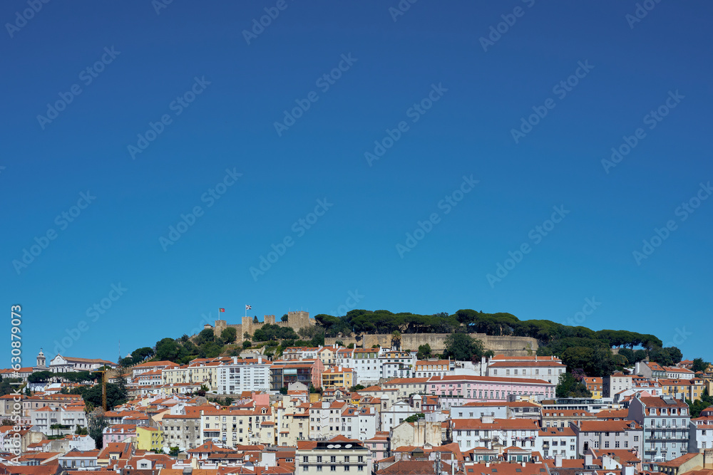 Fototapeta premium View towards Castelo de S. Jorge and Alfama, Lisbon.