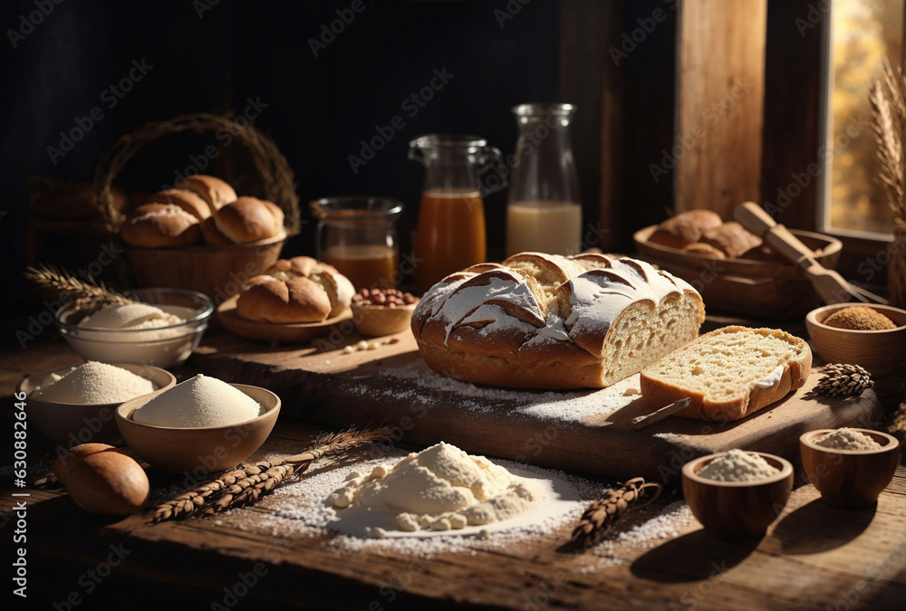 still life with bread