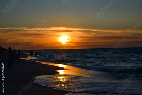 Zachód słońca nad Bałtykiem  © Daniel