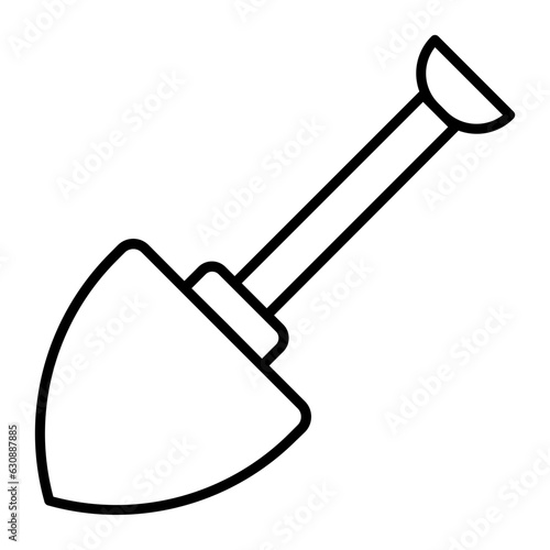 Shovel Line Icon