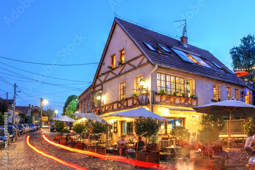 Charming cafe restaurant in Gardos, Zemun just outside Belgrade, Serbia photo
