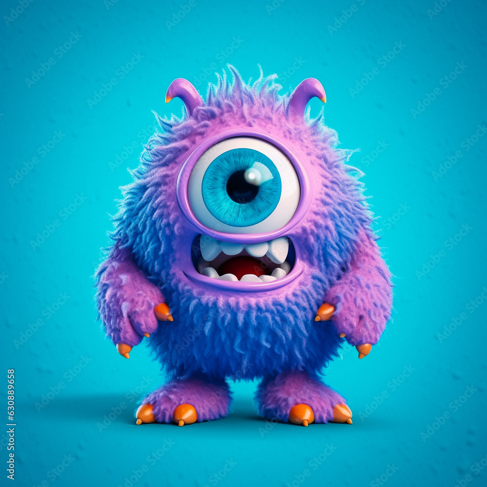 Cute 3D Monster Cute 3D Monster