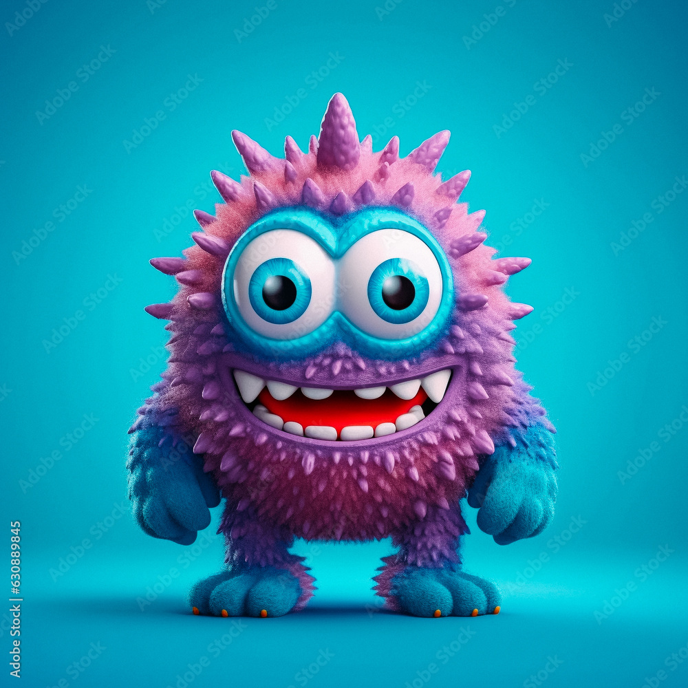 Cute 3D Monster