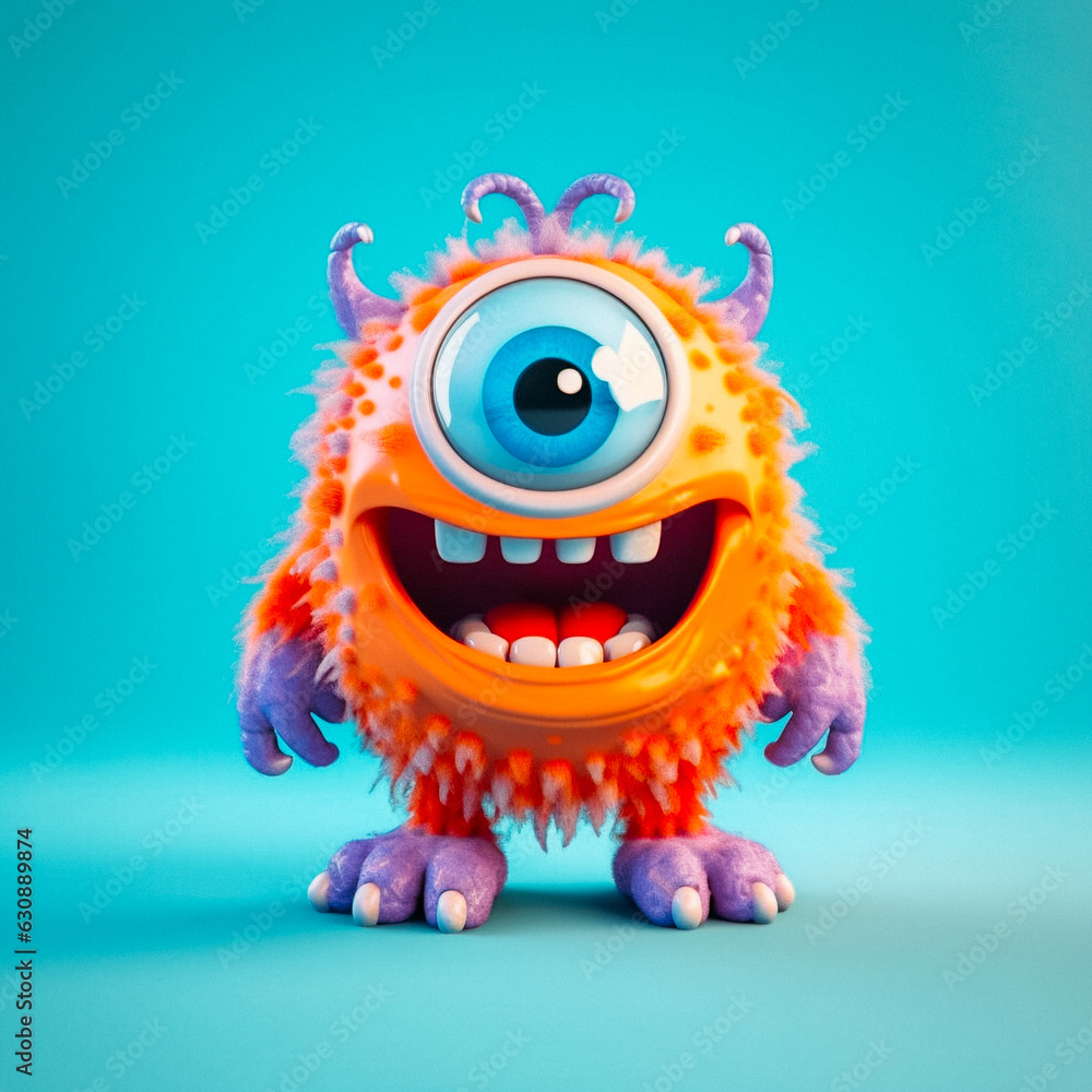 Cute 3D Monster Cute 3D Monster