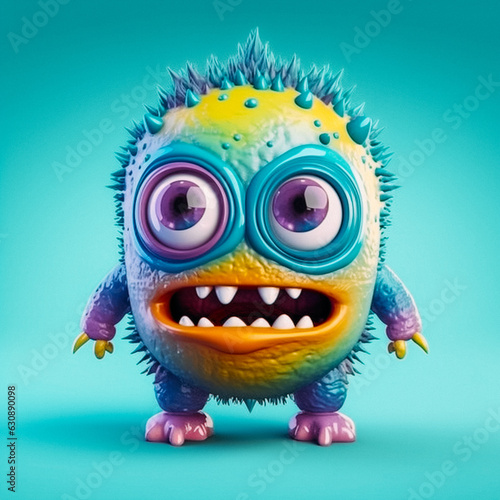 Cute 3D Monster