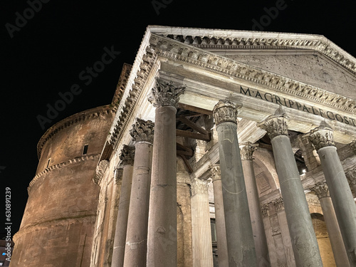 Photography The Pantheon at Night