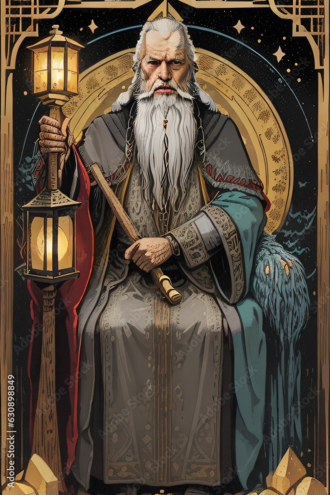 Fototapeta premium Tarot Card Illustration