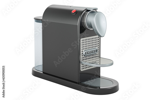 Photo Coffee Pod Machine, 3D rendering  isolated on transparent background