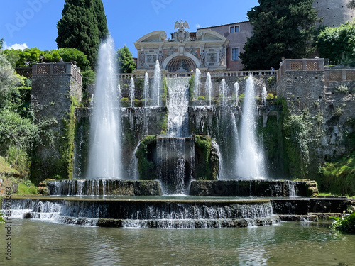 Villa d Este Gardens in Tivoli