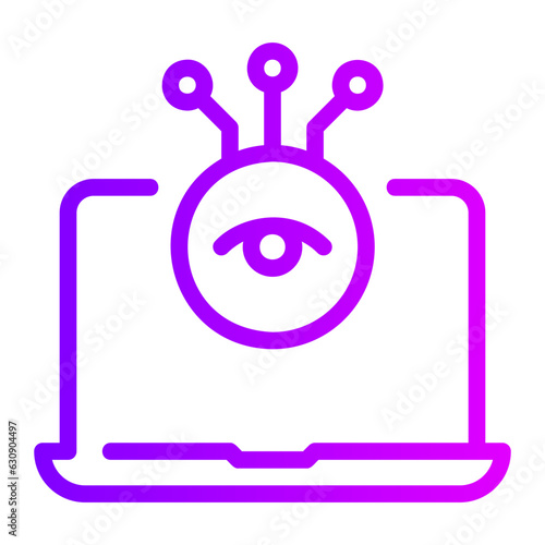 spyware gradient icon