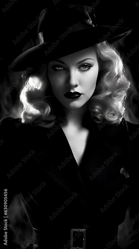 portrait of a woman with a hat portrait of a woman with a hat