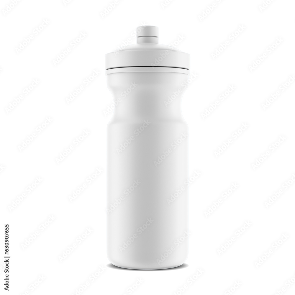 Blank Plastic White Bottle template isolated on a white background Blank Plastic White Bottle template isolated on a white background