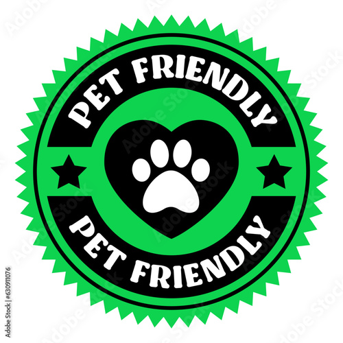 Pet friendly badge stamp. This space allows mascots. Dogs and cats are welcome.