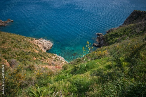 view of the coast of the sea, Sicily