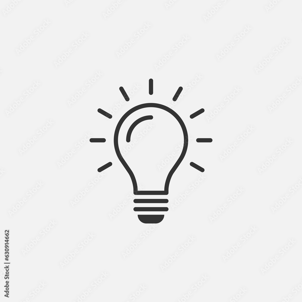light bulb flat icon vector illustration light bulb flat icon vector illustration