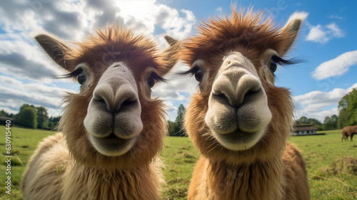 baby alpaca head