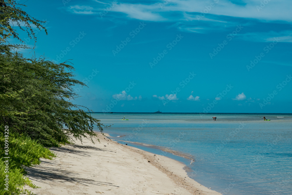 Fort Kamehameha Beach. Honolulu Oahu, Hawaii. Pearl Harbor Entrance