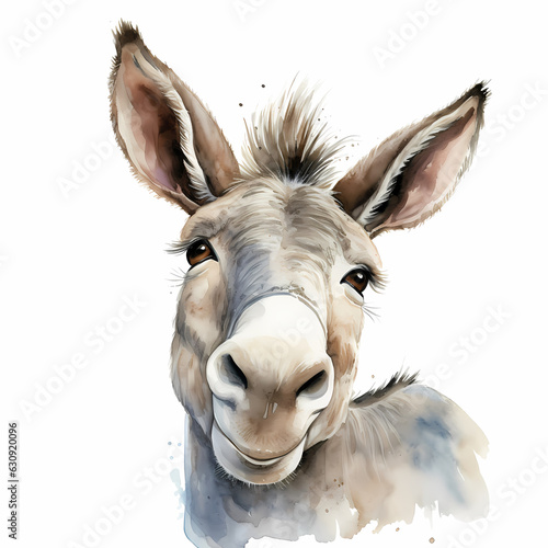 Donkey Water Color Design © The Last Word