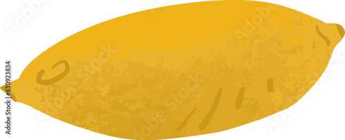 白いさつまいもの水彩風イラスト