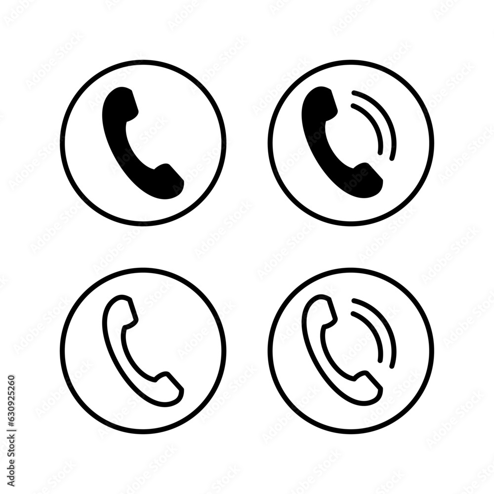Call icon vector. phone icon vector Call icon vector. phone icon vector
