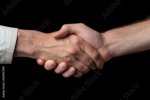 Photo illustration of people shaking hands