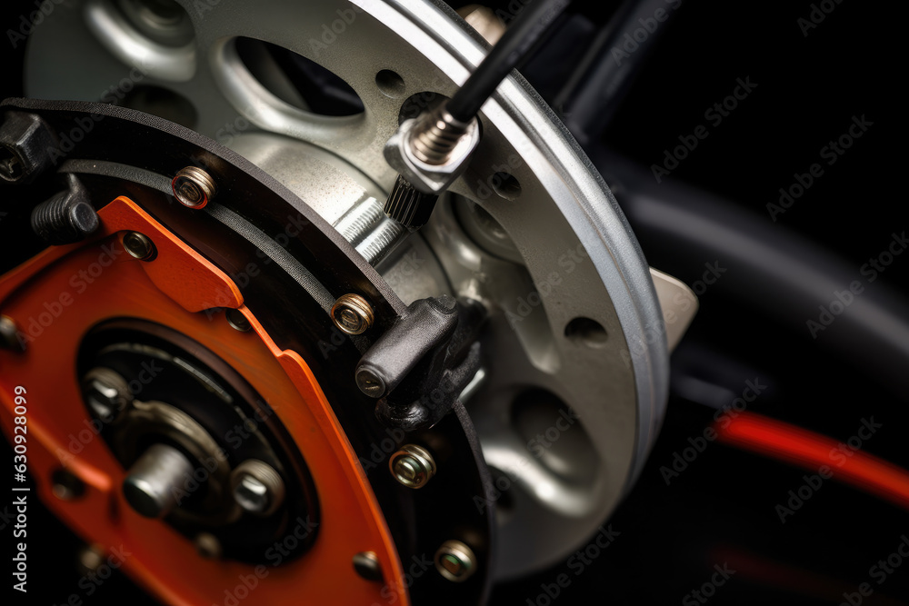 A close-up of a clutch pedal and cable demonstrates how precisely and effectively the mechanism regulates power and speed A close-up of a clutch pedal and cable demonstrates how precisely and effectively the mechanism regulates power and speed