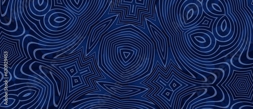 Abstract blue background with concentric lines