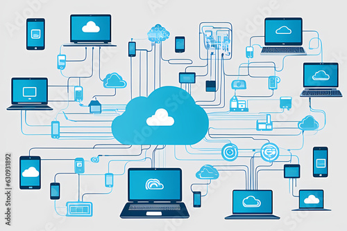 Cloud's Data Symphony: Networked Servers and Seamless Cloud Computing Architecture for Secure Data Storage, Management, and Analysis. Generative AI