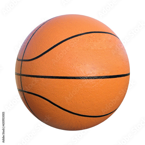 basketball ball isolated on white