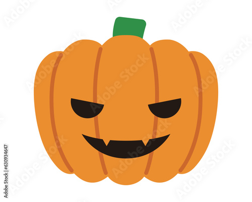 楽しそうなハロウィンのかぼちゃおばけのイラスト