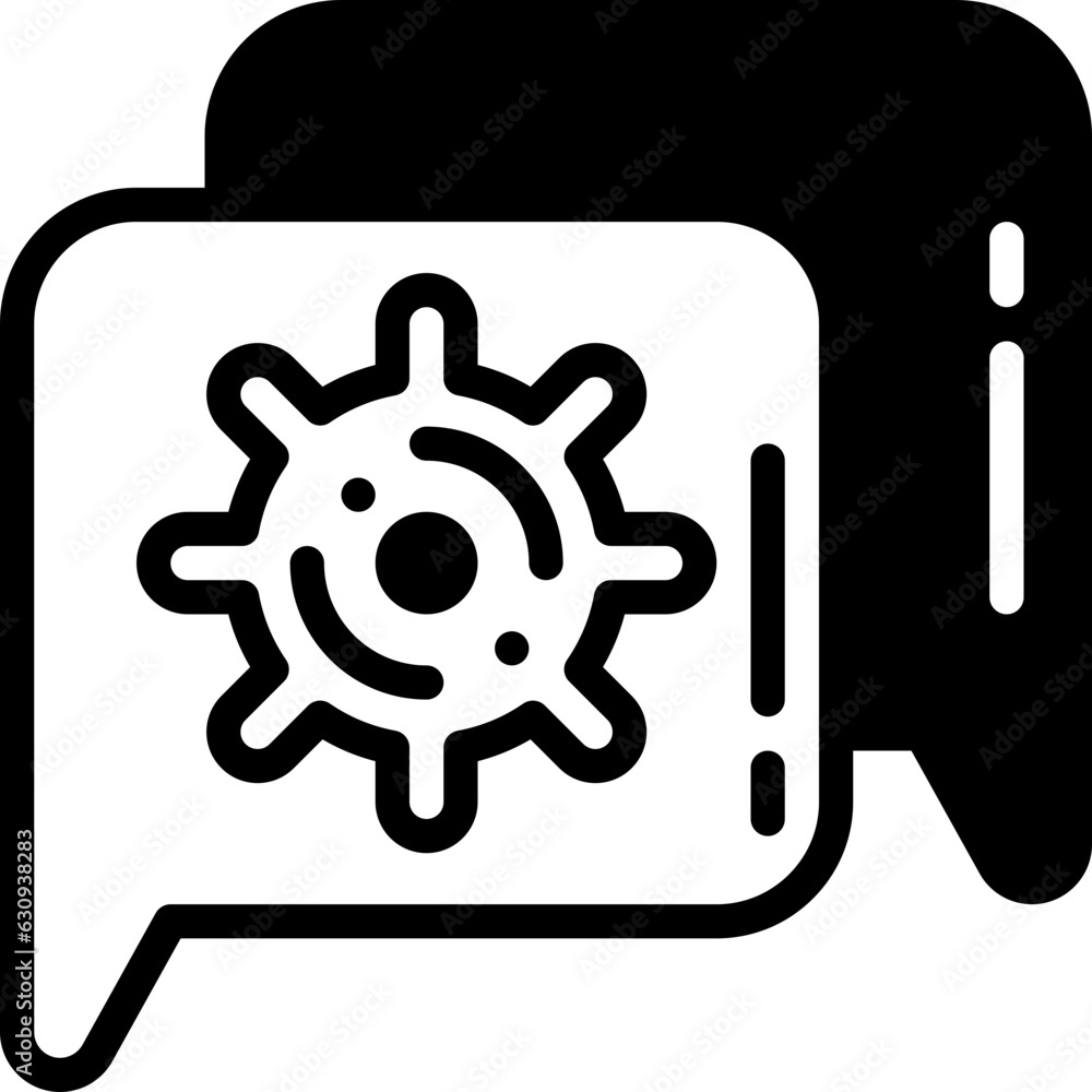 talking solid line icon talking solid line icon